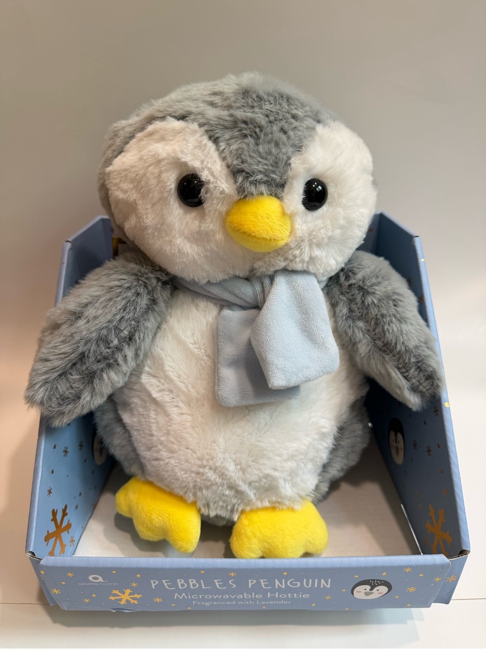 Aroma Home Pebbles Penguin Plush Microwaveable Hottie